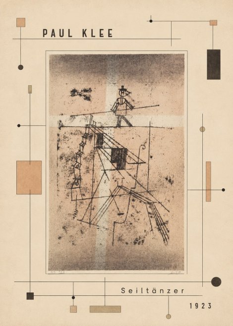 Paul Klee Seiltänzer II No5 - Plakát