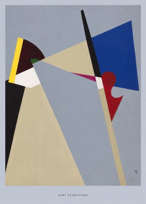 Kurt Schwitters Abstract Composition No6 - Plakát