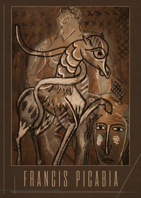 Francis Picabia Stylized Figures and Horse No2 - Plakát