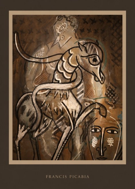 Francis Picabia Stylized Figures and Horse No4 - Plakát