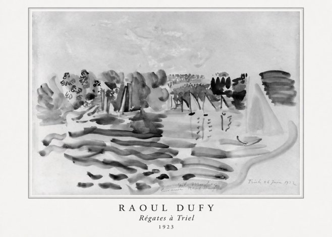 Raoul Dufy Régates À Triel No5 - Plakát