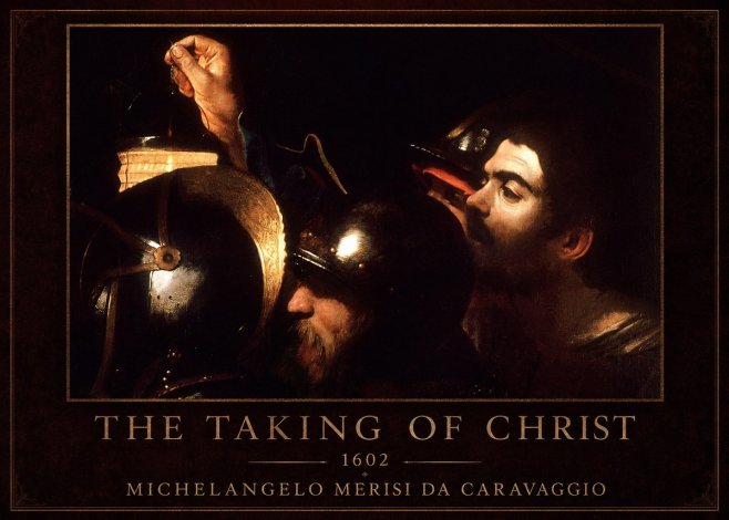 Michelangelo Merisi da Caravaggio The Taking of Christ I No1 - Plakát