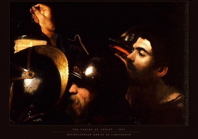 Michelangelo Merisi da Caravaggio The Taking of Christ I No4 - Plakát