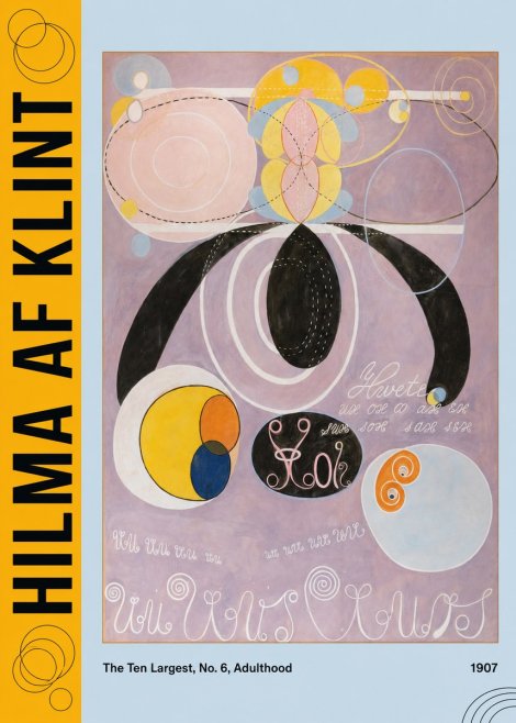 Hilma af Klint The Ten Largest, No. 6, Adulthood No2 - Plakát