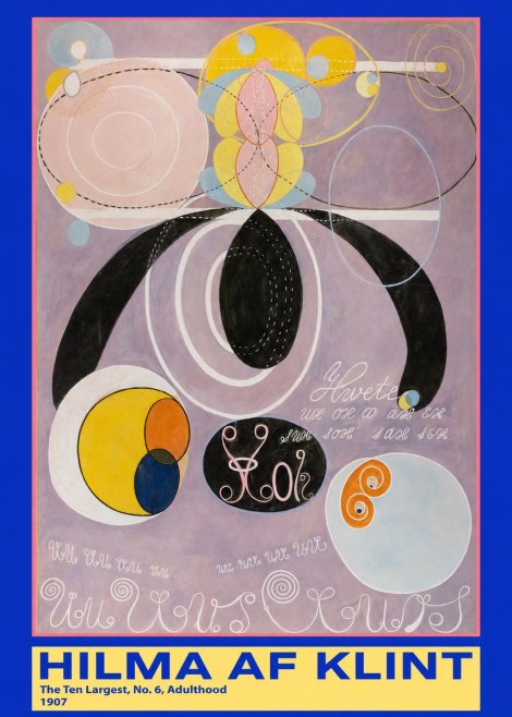Hilma af Klint The Ten Largest, No. 6, Adulthood No3 - Plakát