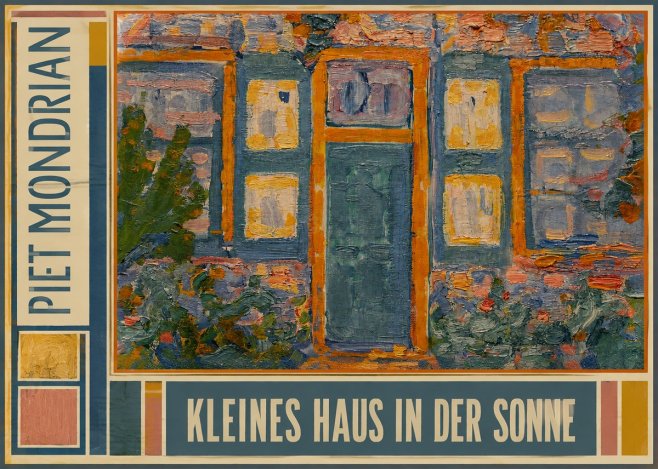 Piet Mondrian Kleines Haus in Der Sonne II No3 - Plakát