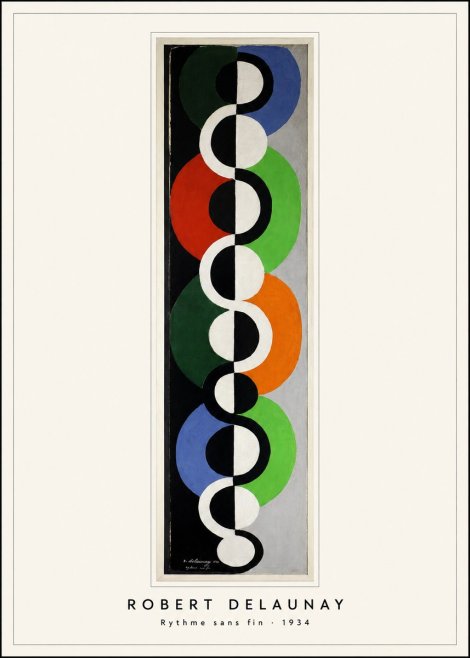 Robert Delaunay Rythme Sans Fin I No4 - Plakát