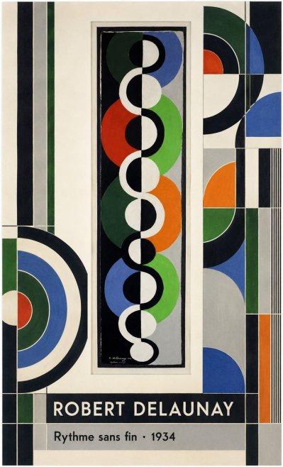 Robert Delaunay Rythme Sans Fin I No5 - Plakát