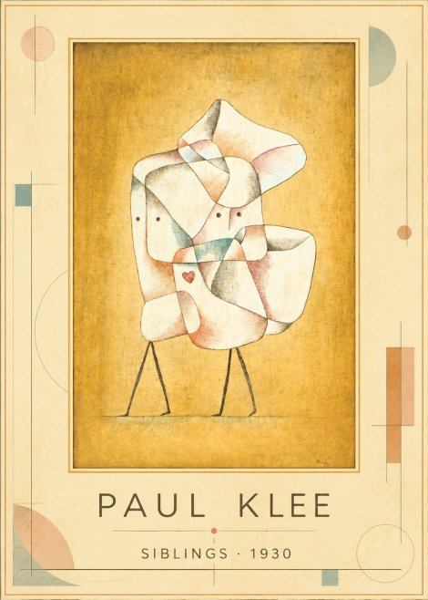 Paul Klee Siblings No1 - Plakát