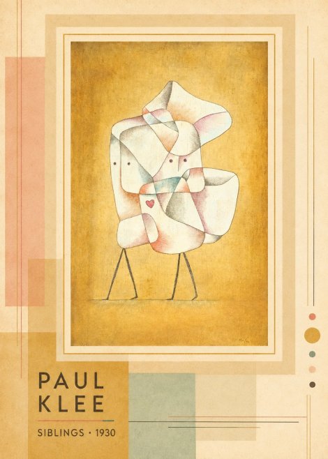 Paul Klee Siblings No3 - Plakát