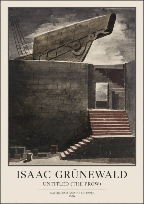 Isaac Grünewald Untitled (the Prow) No1 - Plakát