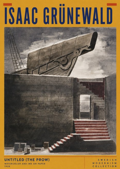 Isaac Grünewald Untitled (the Prow) No6 - Plakát
