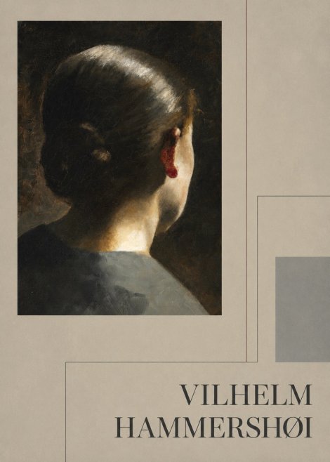 Vilhelm Hammershøi Woman from Behind No4 - Plakát