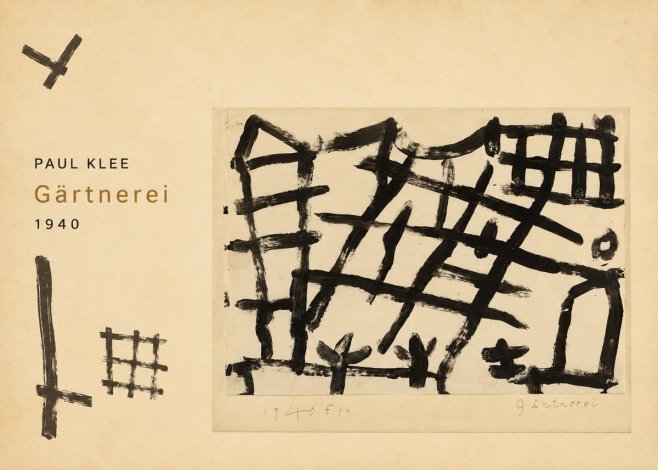 Paul Klee Gärtnerei No2 - Plakát