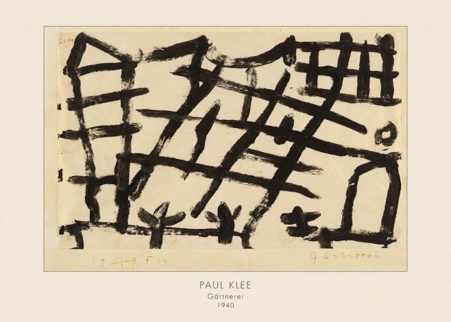 Paul Klee Gärtnerei No4 - Plakát