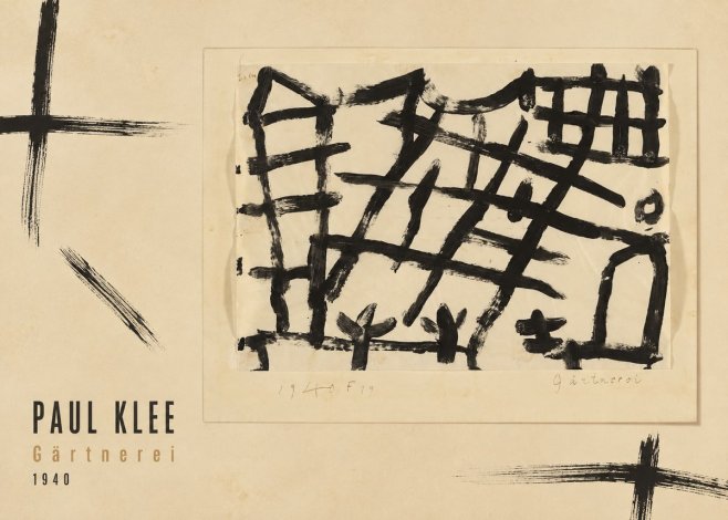 Paul Klee Gärtnerei No5 - Plakát