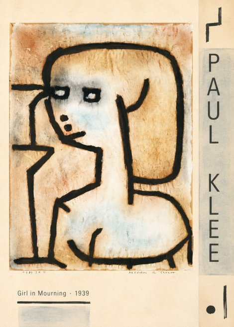 Paul Klee Girl in Mourning No2 - Plakát