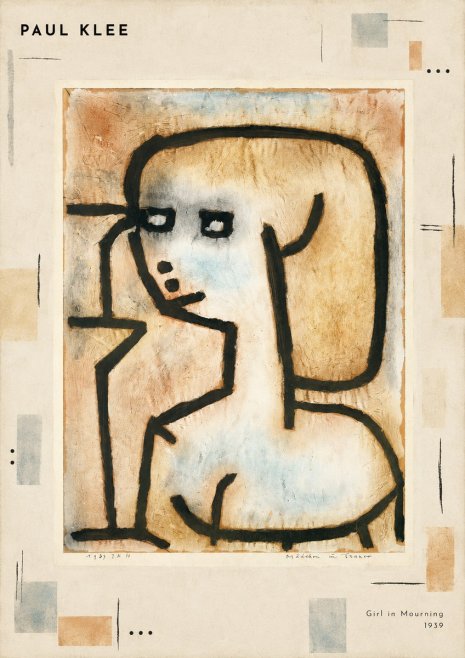 Paul Klee Girl in Mourning No3 - Plakát
