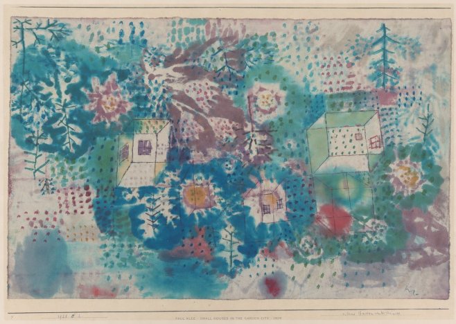 Paul Klee Small Houses in the Garden City No4 - Plakát