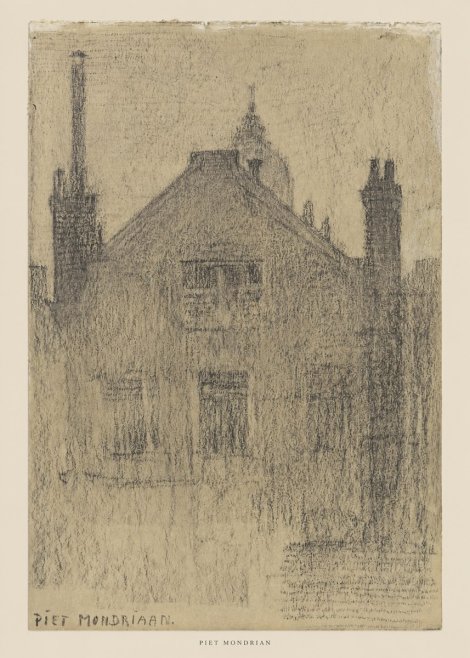 Piet Mondrian House Study No5 - Plakát