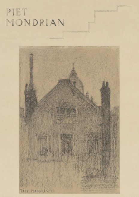 Piet Mondrian House Study No6 - Plakát