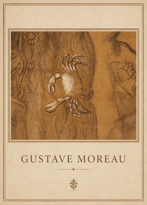 Gustave Moreau Crab Study No1 - Plakát