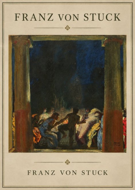 Franz von Stuck Bacchic Revel No1 - Plakát
