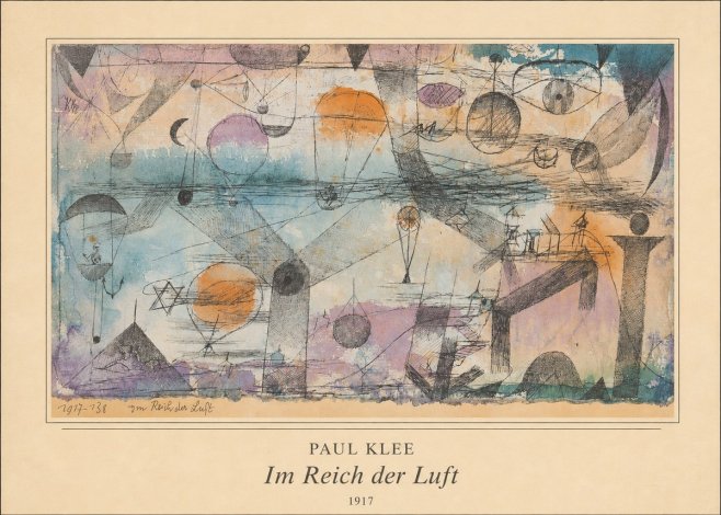 Paul Klee Im Reich Der Luft No3 - Plakát