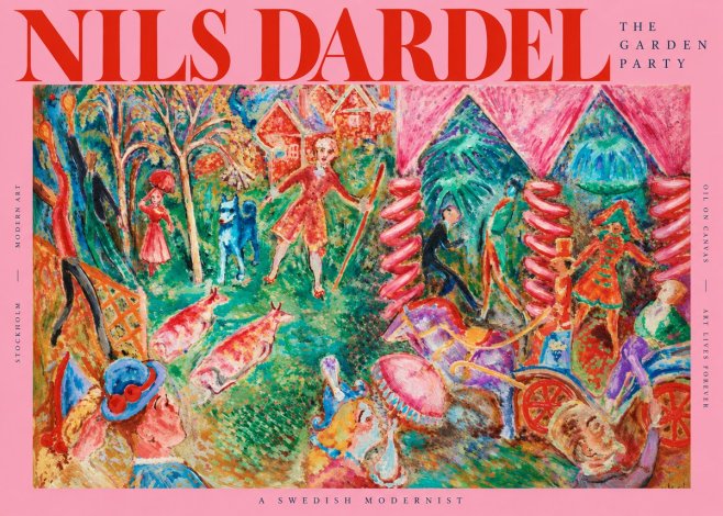 Nils Dardel The Garden Party No2 - Plakát