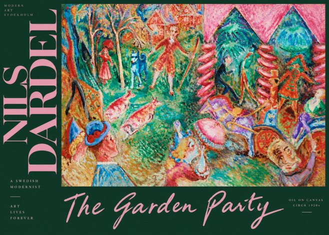 Nils Dardel The Garden Party No4 - Plakát