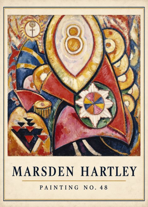 Marsden Hartley Painting No. 48 No4 - Plakát