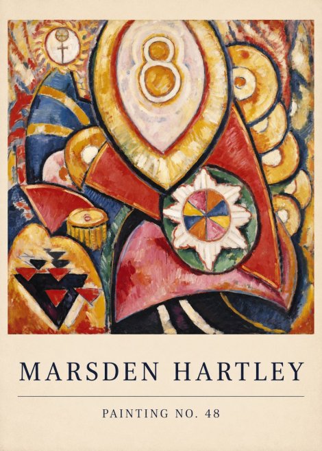 Marsden Hartley Painting No. 48 No6 - Plakát