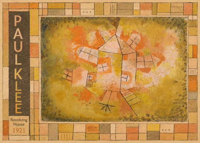 Paul Klee Revolving House No3 - Plakát