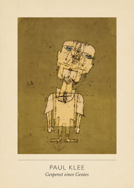Paul Klee Gespenst Eines Genies No4 - Plakát