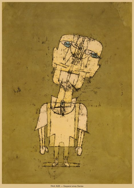 Paul Klee Gespenst Eines Genies No6 - Plakát