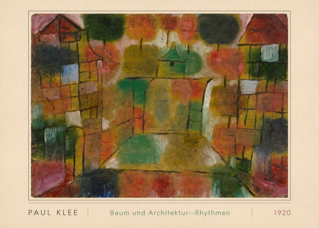Paul Klee Baum Und Architektur--rhythmen No3 - Plakát