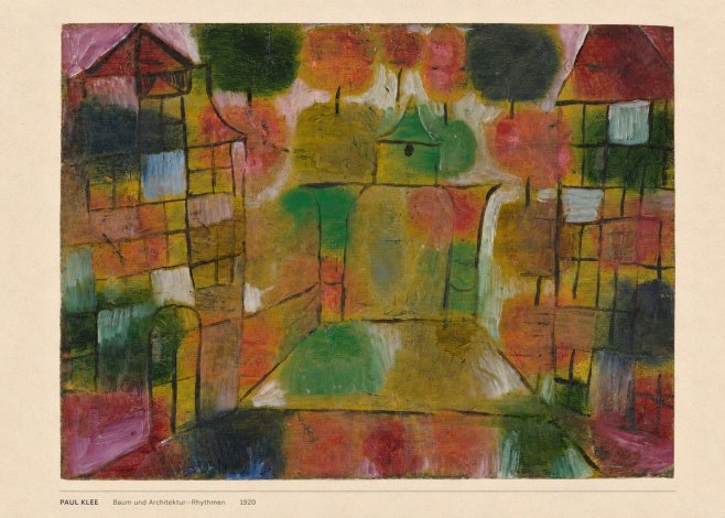 Paul Klee Baum Und Architektur--rhythmen No6 - Plakát