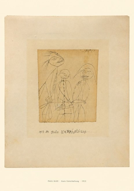 Paul Klee Gute Unterhaltung No6 - Plakát