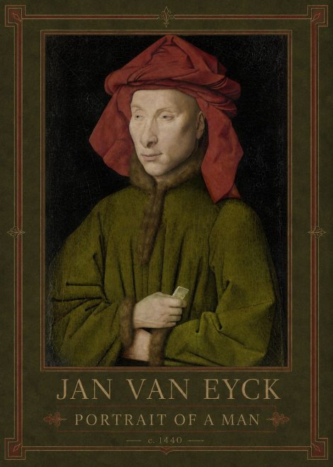 Jan van Eyck Portrait of a Man I No1 - Plakát