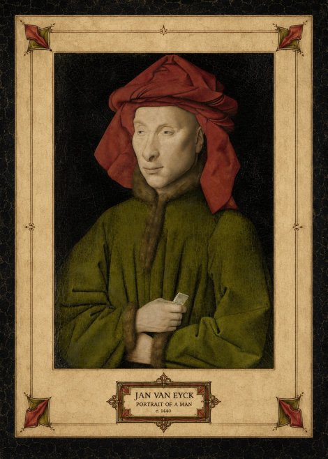 Jan van Eyck Portrait of a Man I No3 - Plakát