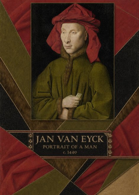 Jan van Eyck Portrait of a Man I No4 - Plakát