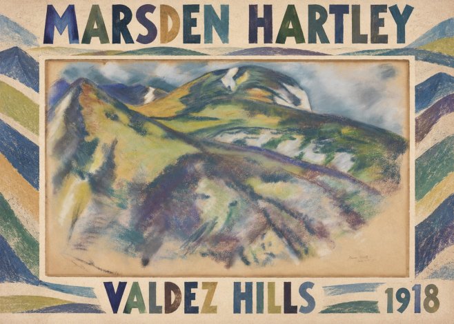 Marsden Hartley Valdez Hills No2 - Plakát