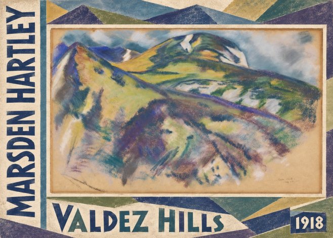 Marsden Hartley Valdez Hills No6 - Plakát