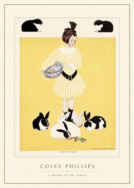 Coles Phillips A Friend of the Family No4 - Plakát