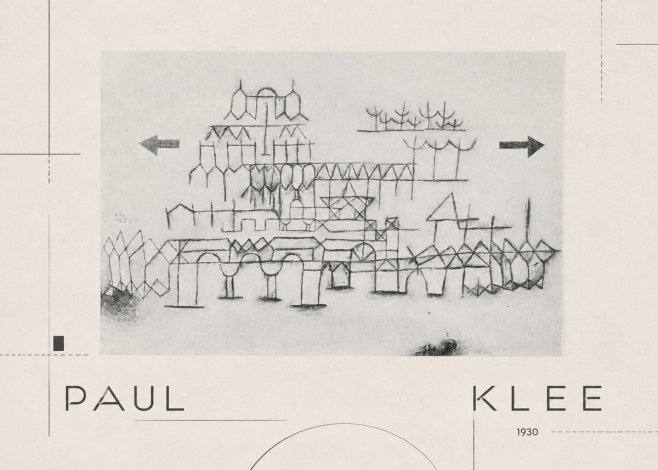 Paul Klee Architektur No2 - Plakát