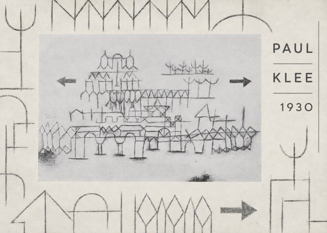 Paul Klee Architektur No6 - Plakát