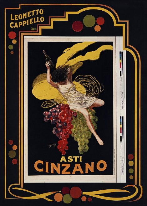 Leonetto Cappiello Asti Cinzano I No5 - Plakát