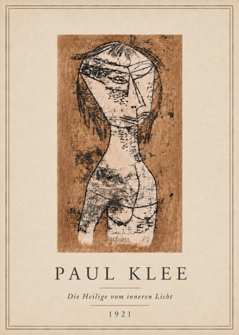 Paul Klee Die Heilige Vom Inneren Licht I No5 - Plakát