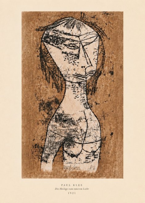 Paul Klee Die Heilige Vom Inneren Licht I No6 - Plakát