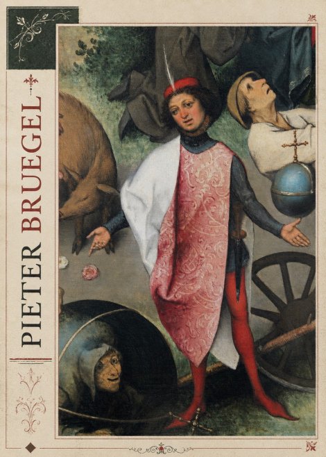 Pieter Bruegel Netherlandish Proverbs II No2 - Plakát